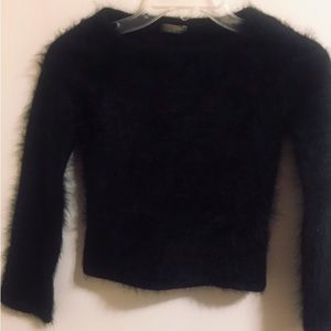 J crew long haired angora sweater